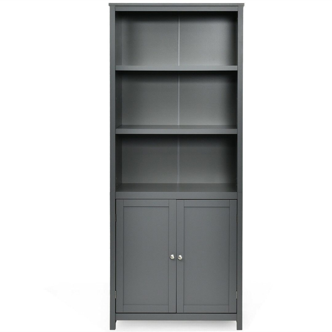 Aydan 71.5" H x 29" W Standard Bookcase Three Posts™ Color: Gray