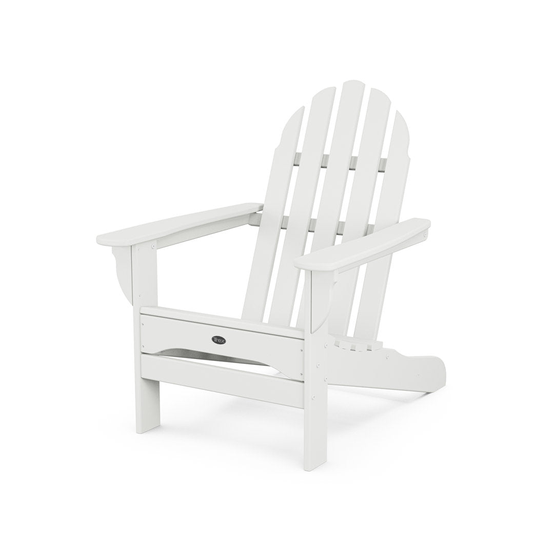 Cape Cod Adirondack Chair Trex Outdoor Color: Classic White