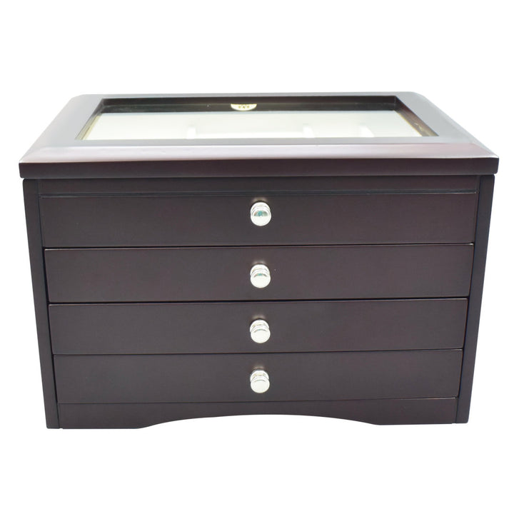 Elegant Jewelry Box Charlton Home® Finish: Java