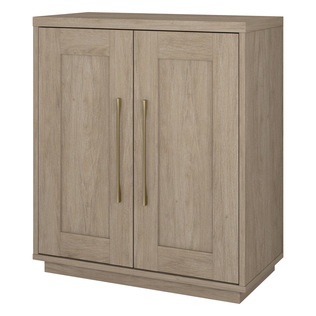 Tillman Accent Cabinet Wade Logan® Color: Antiqued Gray Oak