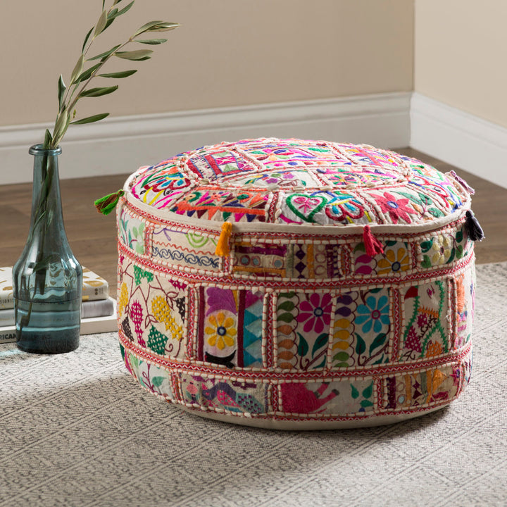 Lorna Floral Pouf Mistana™