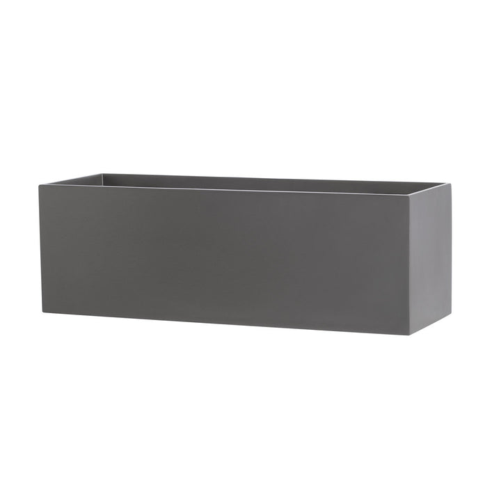 Cogburn Belmont Rectangle Planter Box Sol 72 Outdoor™ Color: Gray Size: 8" H x 24" W x 8" D