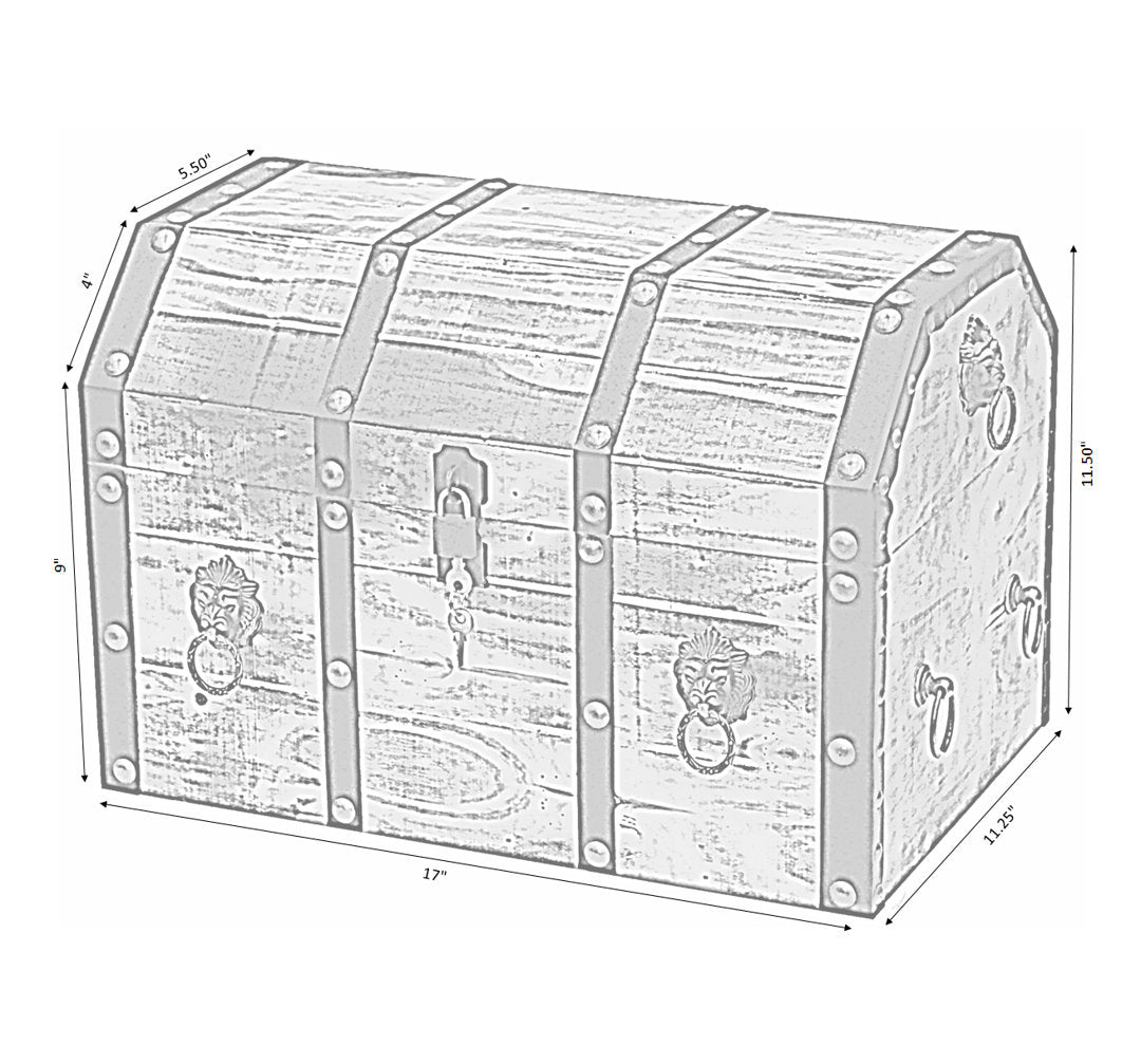Kinclair Pirate Lockable Trunk Williston Forge
