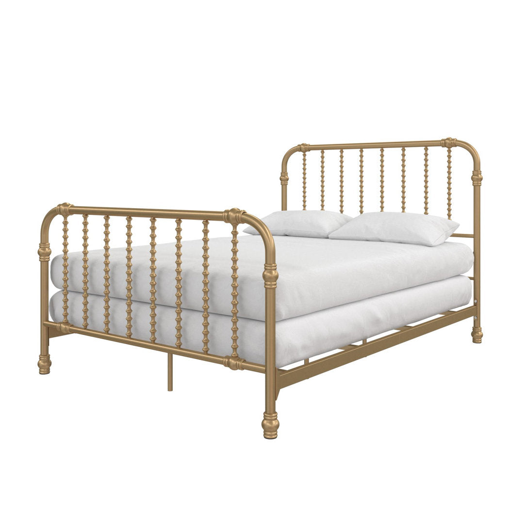 Monarch Hill Wren Metal Bed Little Seeds Color: Gold Size: Full