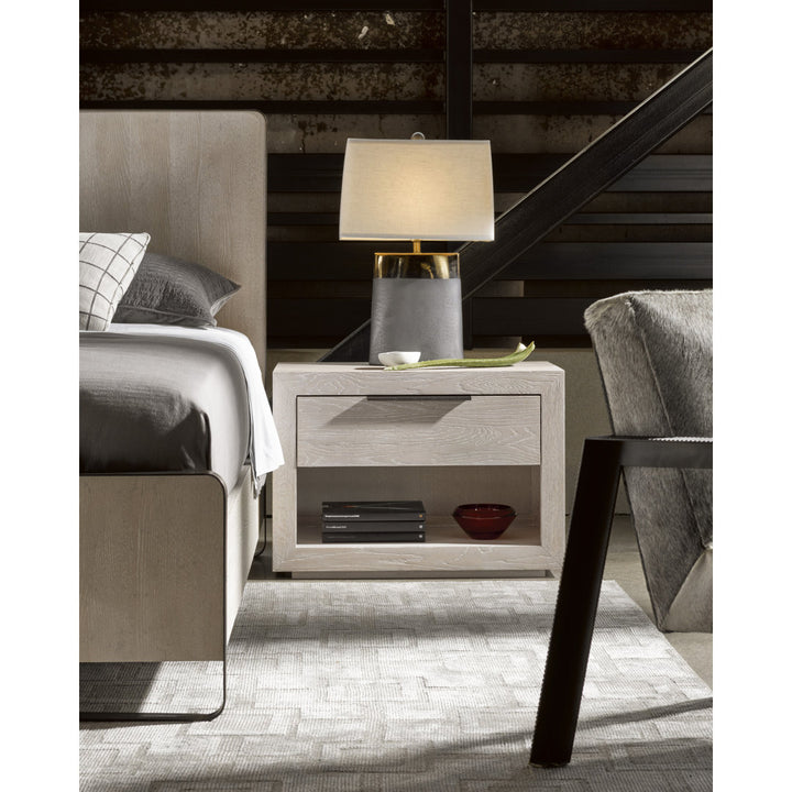 Aria 1 - Drawer Nightstand in Light Gray Joss & Main