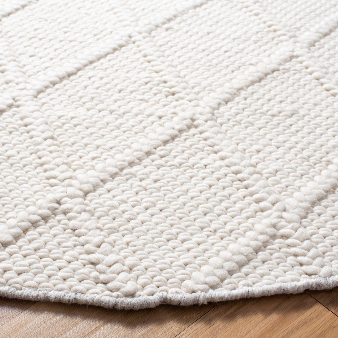 Krizal Hand Woven 70% Wool And 30% Viscose Geometric Rug Union Rustic Rug Size: Runner 2'3" x 10'