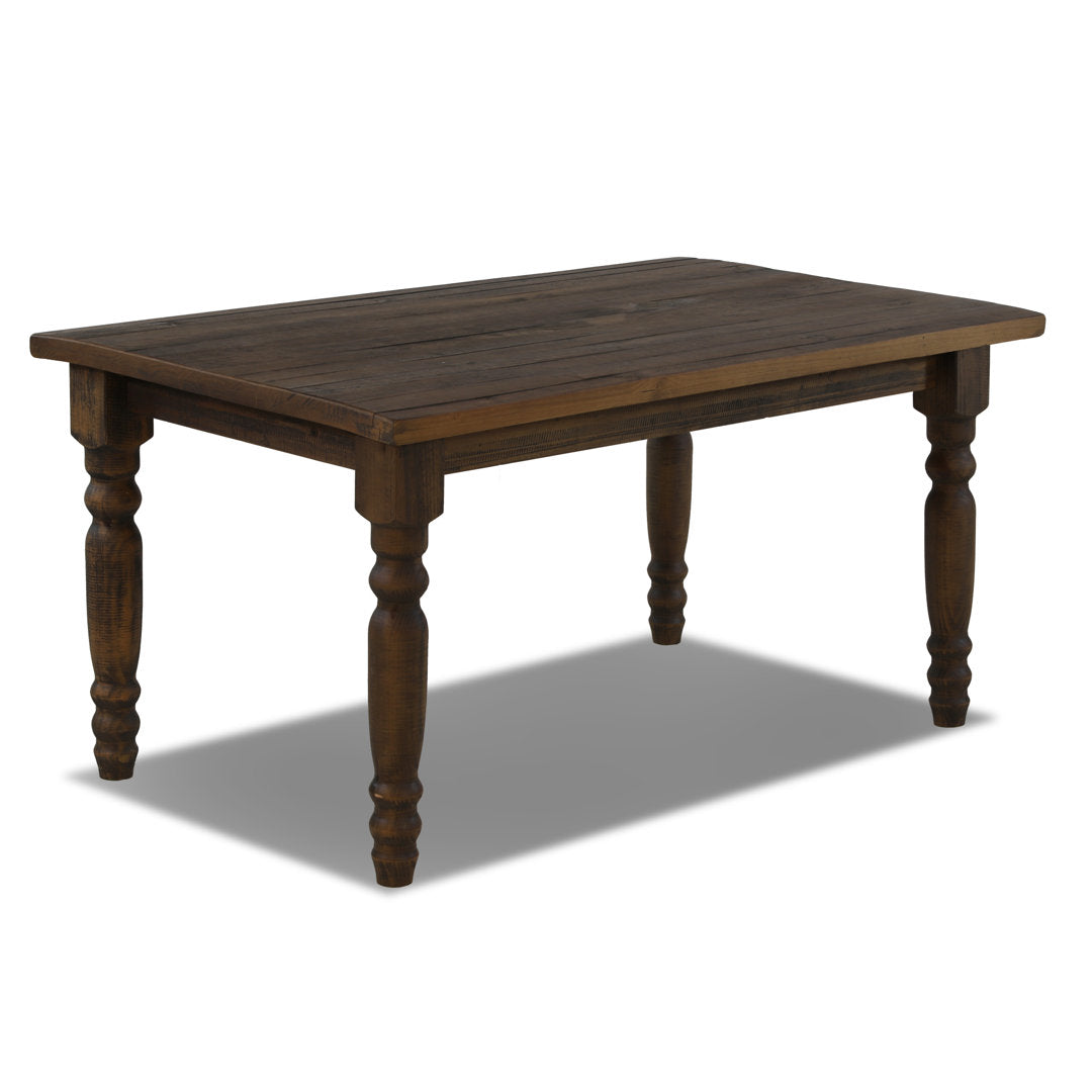Valerie Dining Table Grain Wood Furniture Color: Rustic Walnut