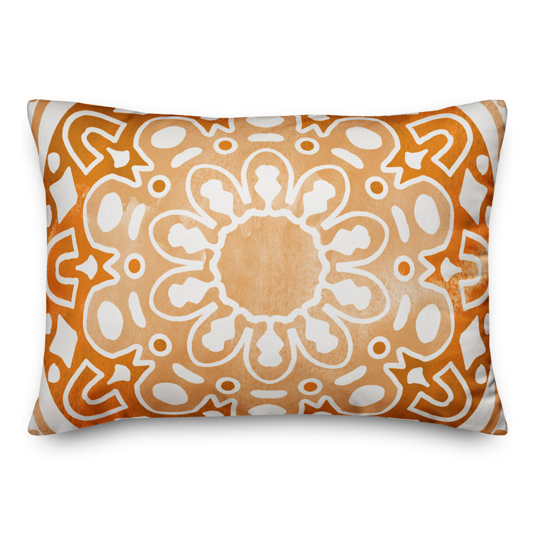 Juhasz Outdoor Rectangular Pillow Cover & Insert Designs Direct Creative Group Color: Orange