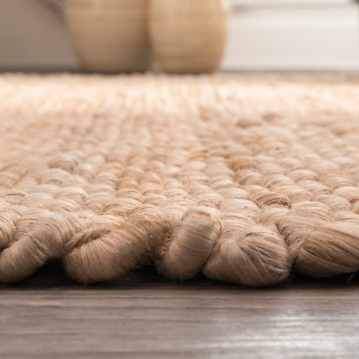Annelynn Farmhouse Handmade Jute Natural Rug Birch Lane™ Rug Size: Rectangle 8' x 11'