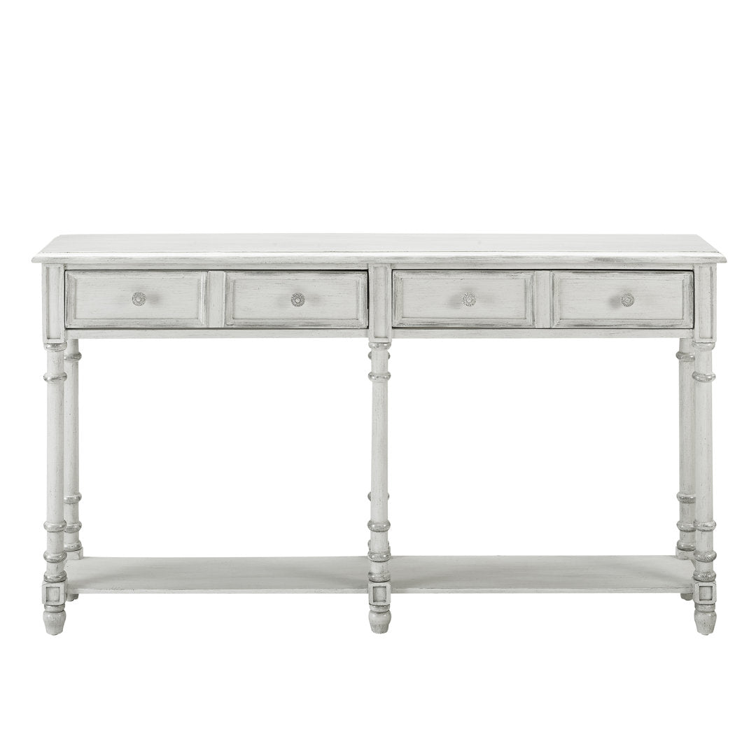 Belichick 58" Console Table Kelly Clarkson Home Color: White
