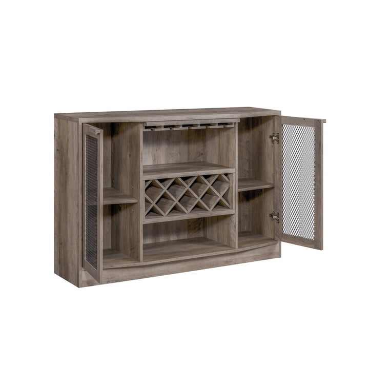 Morgan Bar Cabinet Steelside™ Color: Stone Gray