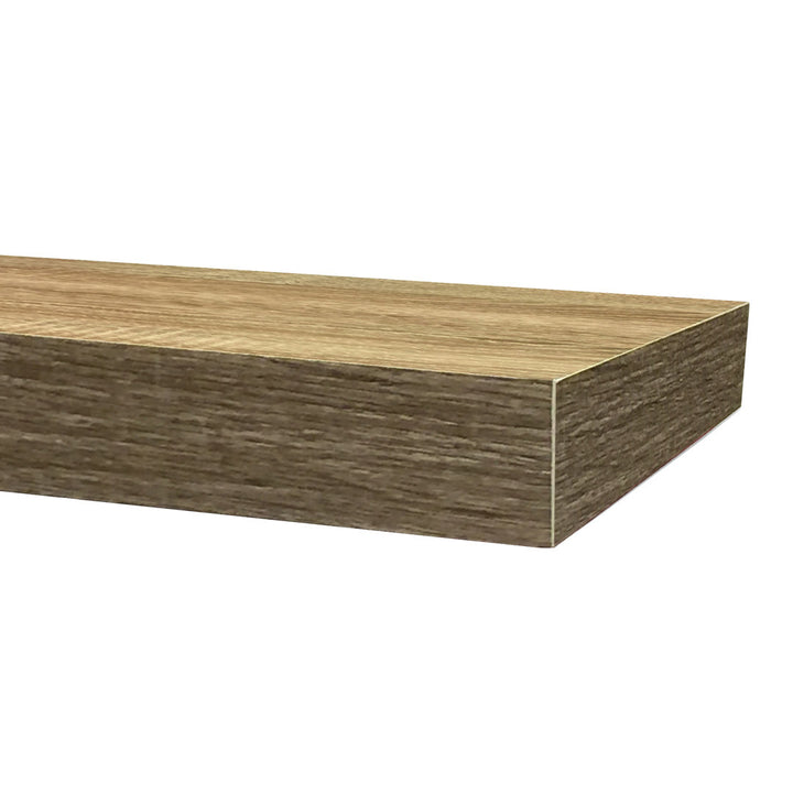 Bellapais Floating Shelf Winston Porter Size: 2" H x 24" W x 10" D Finish: Rustic