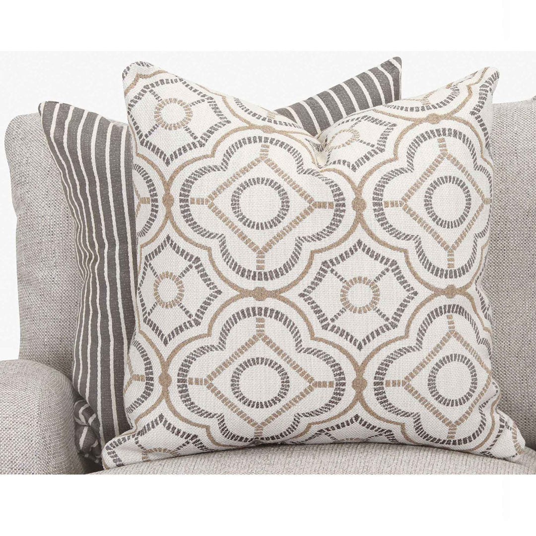 Somerville 93" Sofa with Reversible Cushions Sand & Stable™ Fabric: Gray 100% Polyester