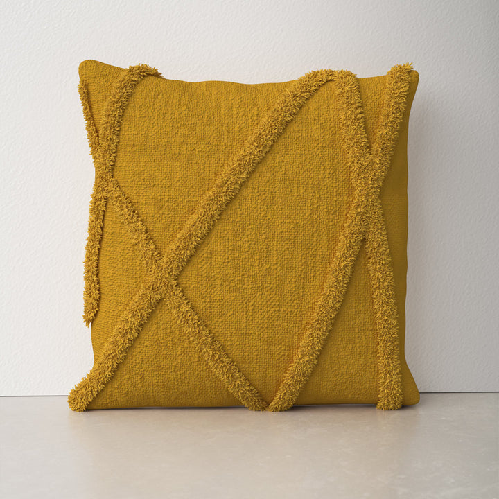 Tracey Square Cotton Pillow Cover & Insert AllModern Color: Blue Size: 24"H x 24"W Shape: Square