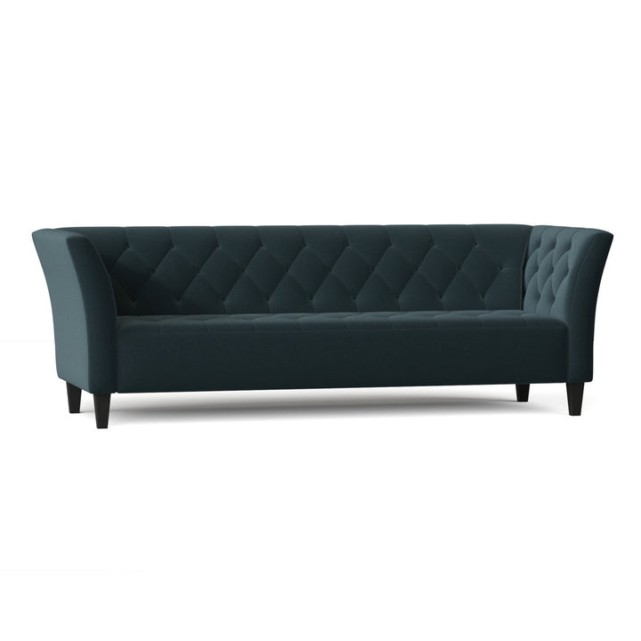 Carruth 91" Flared Arm Sofa Mercer41 Body Fabric: Gypsy Teal Performance Microfiber