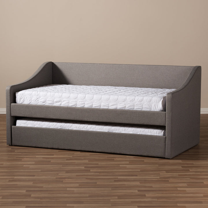 Brookston Daybed with Trundle Lark Manor™ Color: Gray