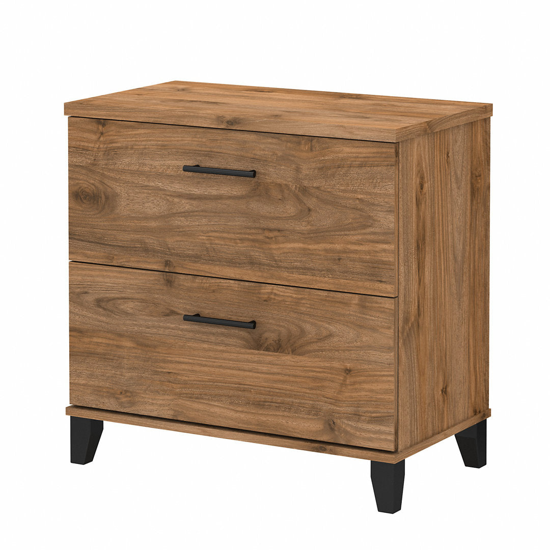 Magomed 2-Drawer Lateral Filing Cabinet Gracie Oaks Color: Fresh Walnut