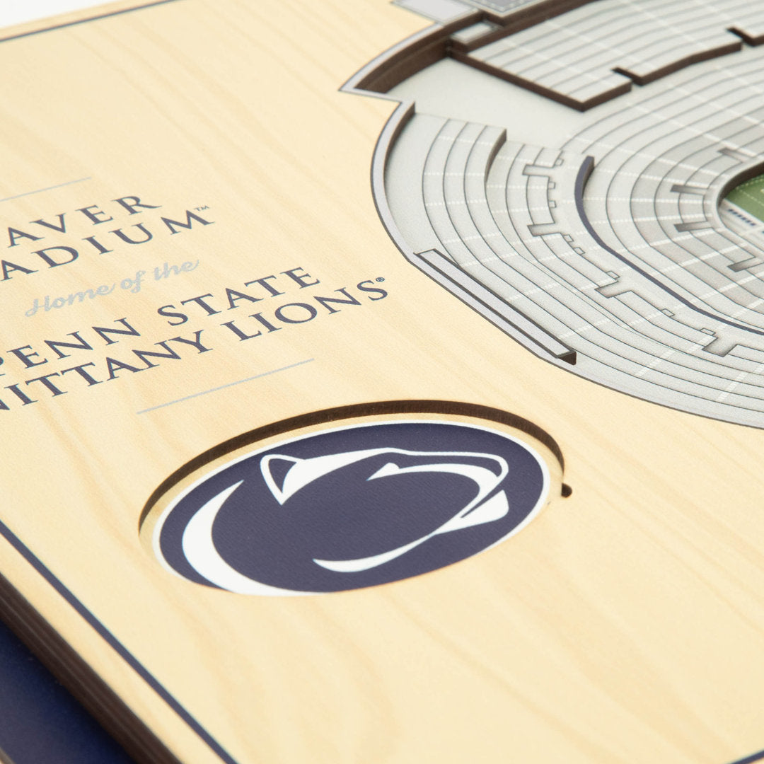 NCAA 5-Layer StadiumViews 3D Wall Art YouTheFan NCAA Team: Pennsylvania State University