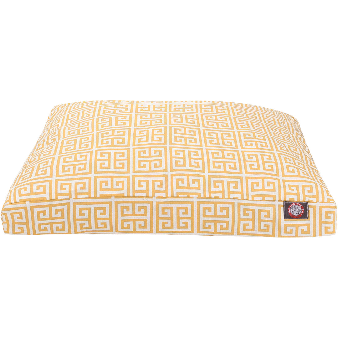 Towers Angela Pet Pillow Majestic Pet Products Color: Citrus Size: Extra Large (42" W x 50" D x 5" H);
