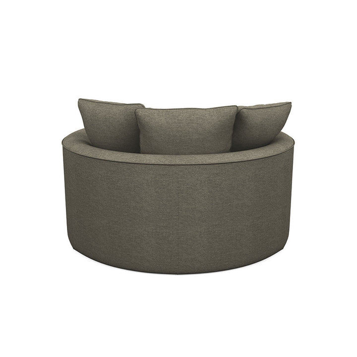 Ashonte Anjuan 61" Wide Polyester Barrel Chair Wade Logan® Fabric: Jango Mushroom