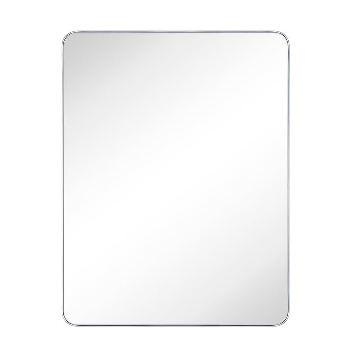 Kengston Modern & Contemporary Rectangular Bathroom Vanity Mirrors 17 Stories Size: 48" x 36" Finish: Chrome