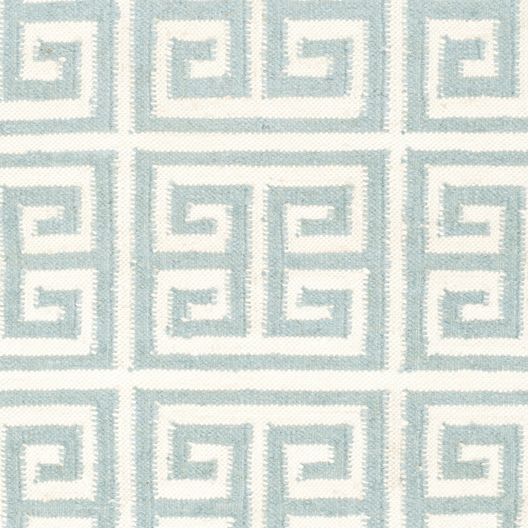 Rodgers Hand Woven Flat Weave 50% Banana Silk, 30% Wool, 20% Cotton Geometric Rug Ebern Designs Rug Size: Round 7'
