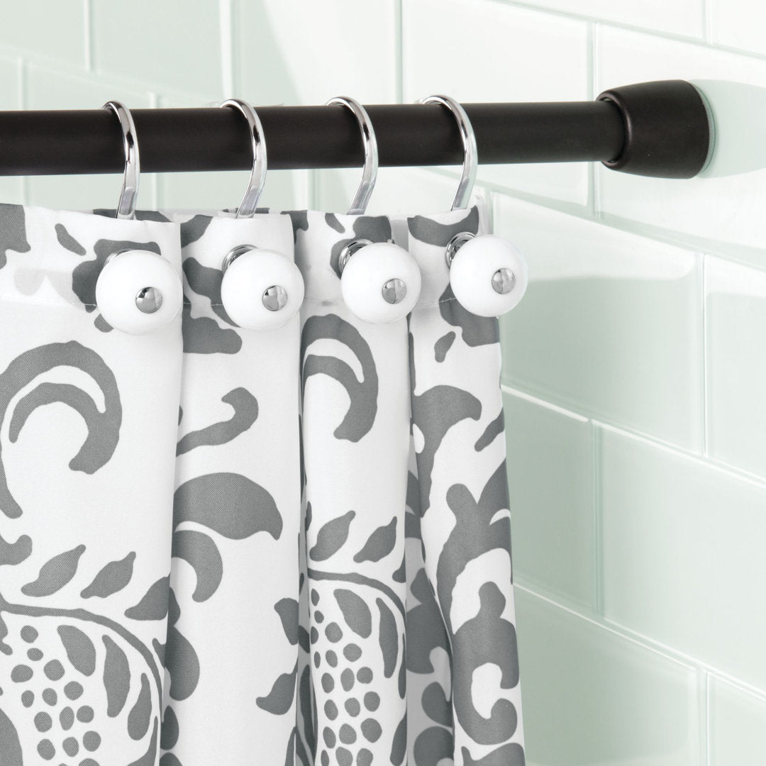 Cameo 43.1" Adjustable Straight Tension Shower Curtain Rod InterDesign