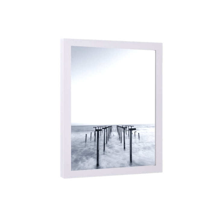 Barreneche Picture Frame Latitude Run® Color: Black Picture Size: 20" x 7"