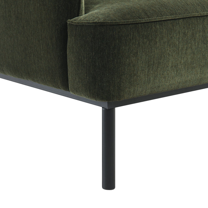 Fidelius 29.3'' Wide Armchair Everly Quinn Body Fabric: Green 100% Polyester