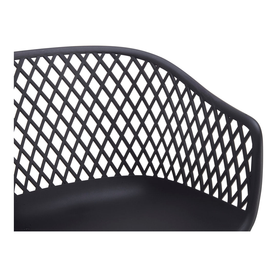 Newark Patio Dining Armchair (Set of 2) AllModern Color: Black