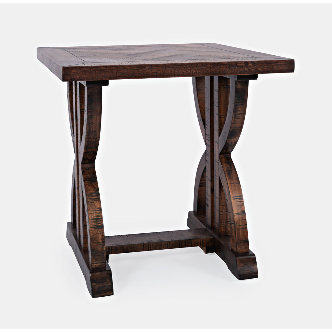 Leiter End Table Three Posts™ Color: Oak