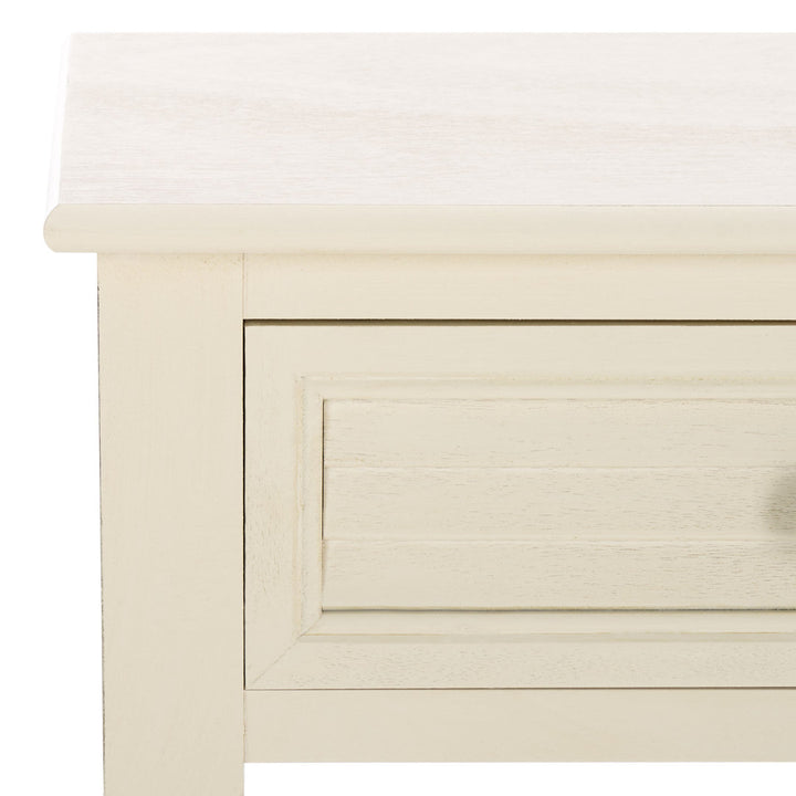 Amondre 36'' Console Table Highland Dunes Color: Distressed White