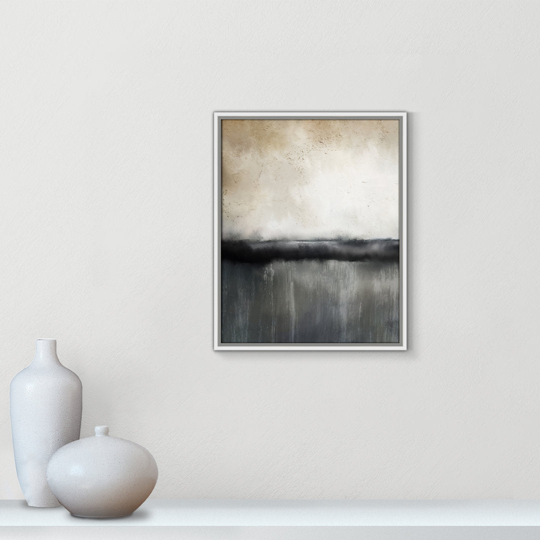 Sunset by Kimberly Allen Print Joss & Main Size: 21.5" H x 17.5" W x 2" D Format: White Framed Canvas