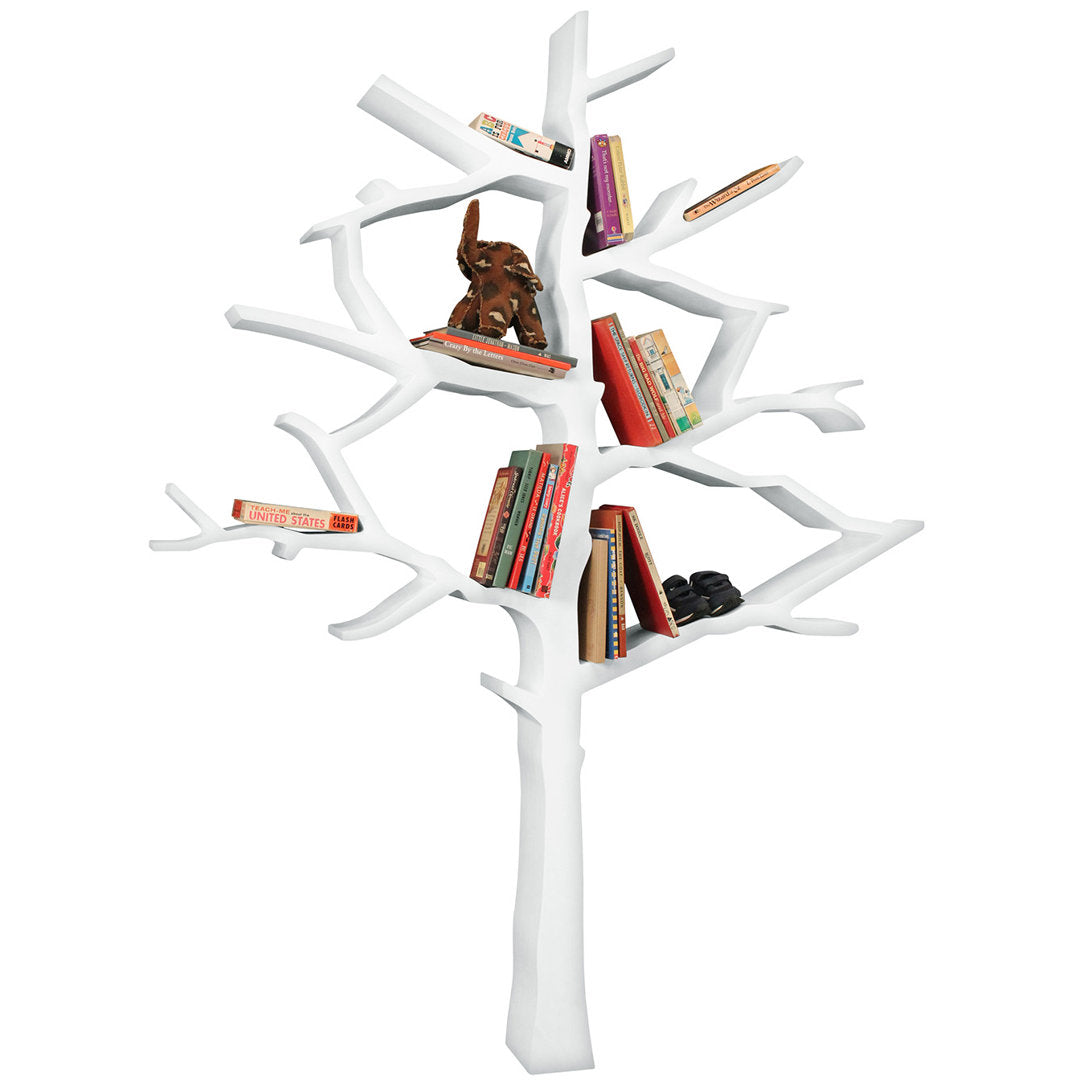 Tree 63" Bookcase Nursery Works Color: Snow
