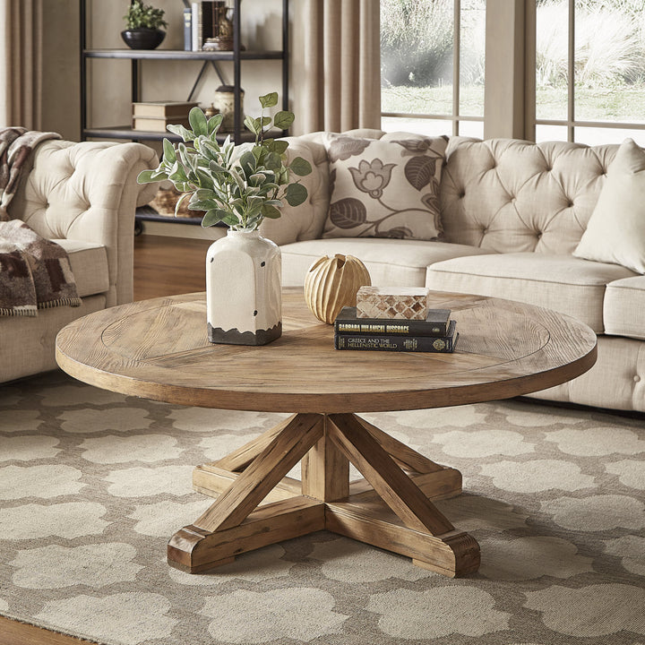 Ashbaugh Pedestal Coffee Table Greyleigh™