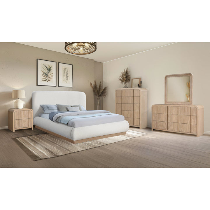 Ishana Solid Wood Nightstand Wrought Studio™ Color: Natural