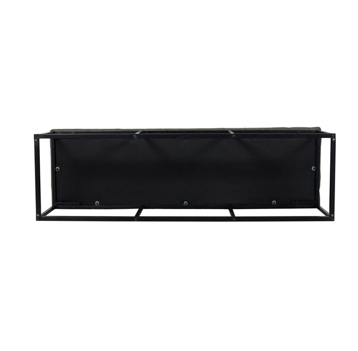 Darren Faux Leather Bench Trent Austin Design®