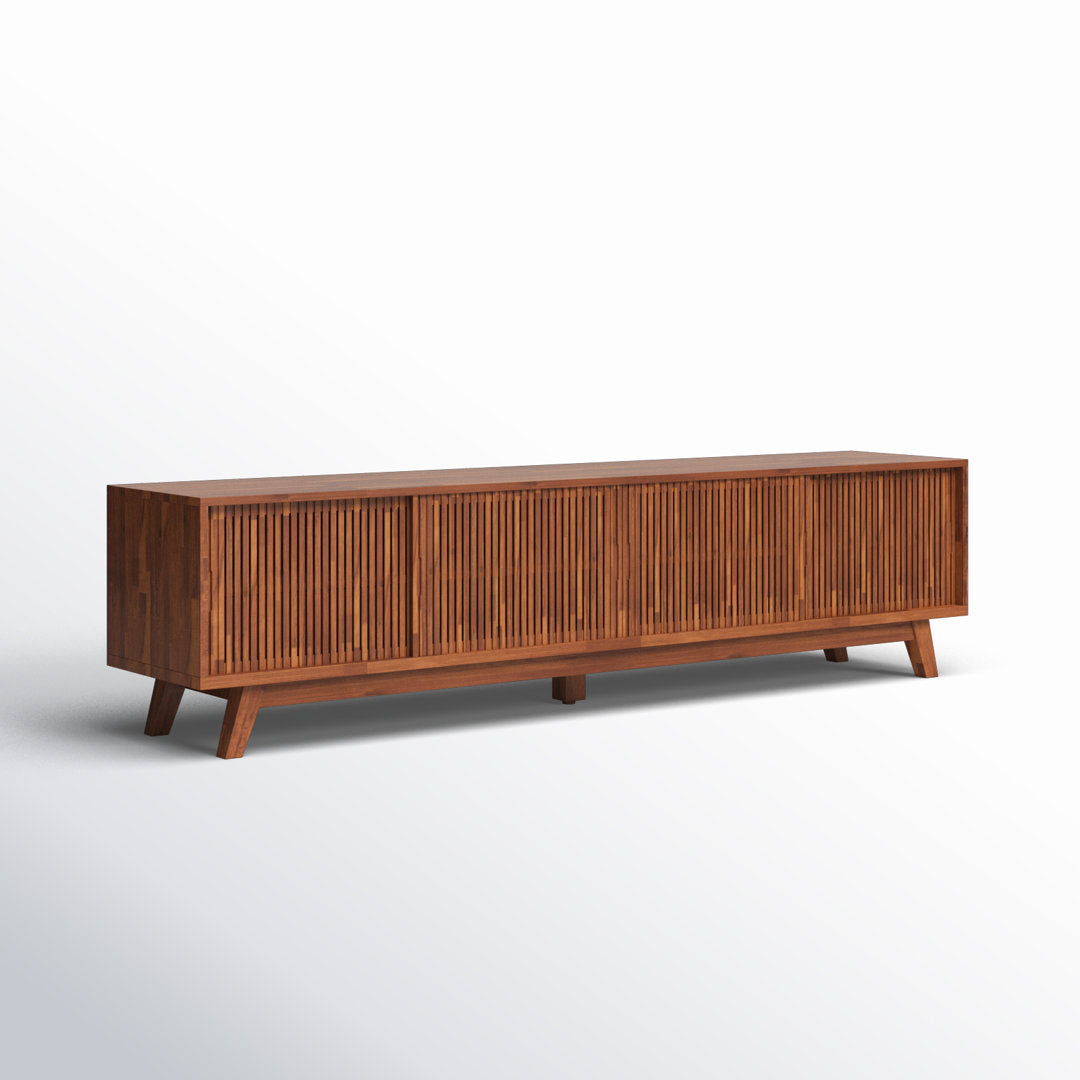 Burton 79'' Media Console AllModern Color: Brown