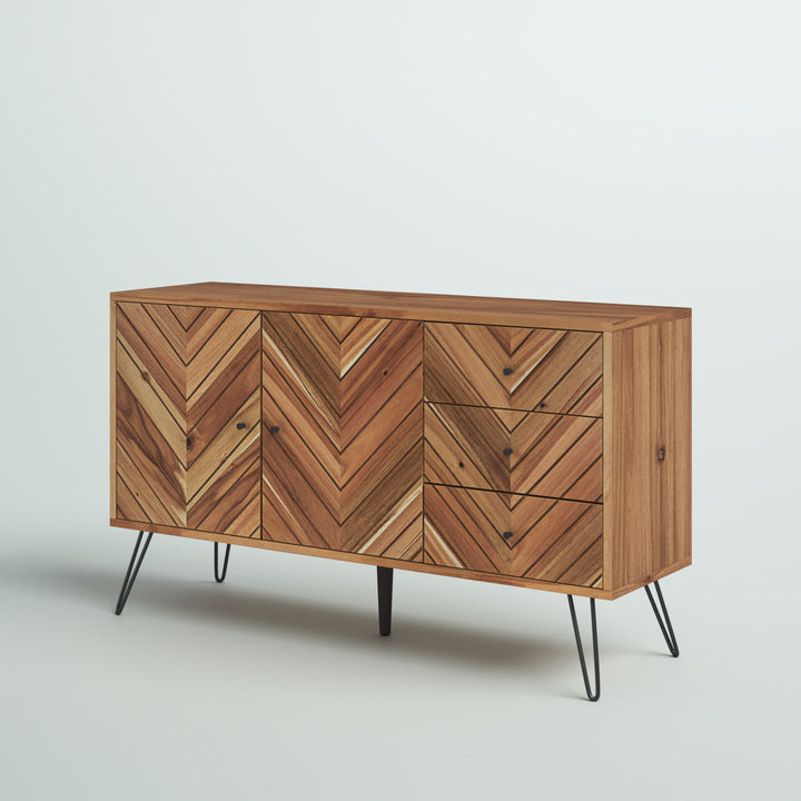 Keira 2 Door 3 Drawer Buffet Mercury Row®
