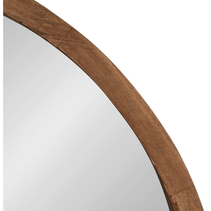 Loftis Modern & Contemporary Accent Mirror Mercury Row® Size: 22" x 22" Finish: Rustic Brown