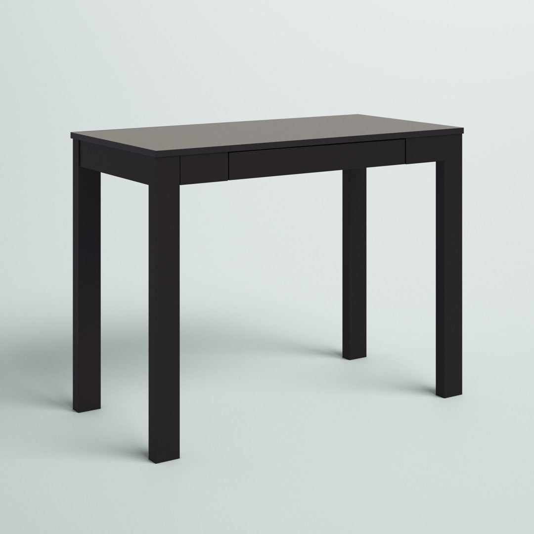Genthner Writing Desk with Drawer Zipcode Design™ Color (Top/Frame): Espresso/Espresso