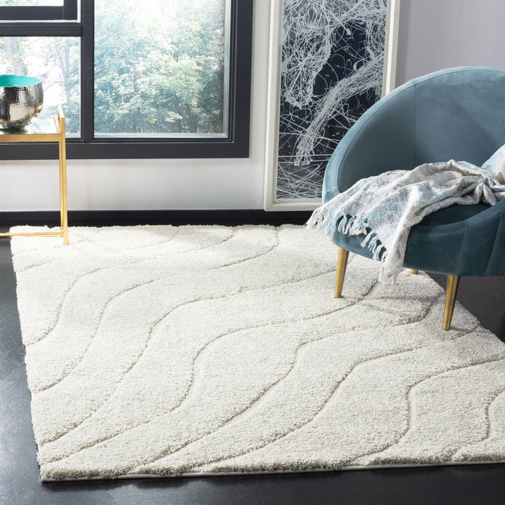 Ashal Abstract Cream Area Rug Wade Logan® Rug Size: Rectangle 8' x 10'
