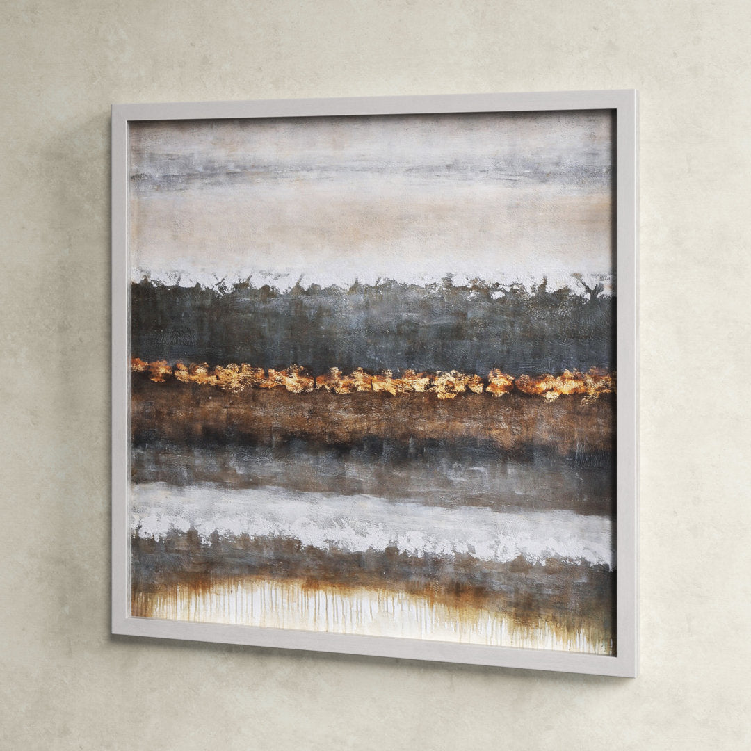 Sevine Layers - Picture Frame Painting on Canvas Birch Lane™