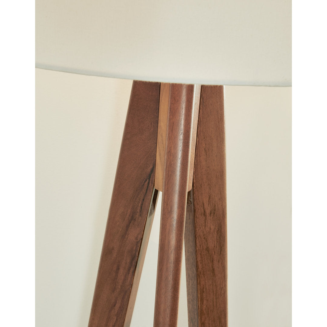 Zenda 71" Tripod Floor Lamp Corrigan Studio® Base Finish: Antique Brown
