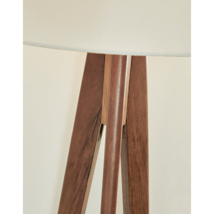 Zenda 71" Tripod Floor Lamp Corrigan Studio® Base Finish: Antique Brown
