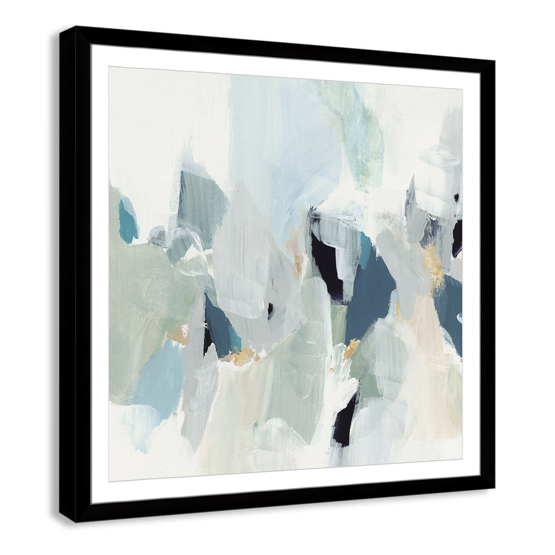 Little Talks II by Isabelle Z - Picture Frame Print on Canvas Casa Fine Arts Size: 42.5" H x 42.5" W x 1.25" D Format: Black Picture Framed Paper