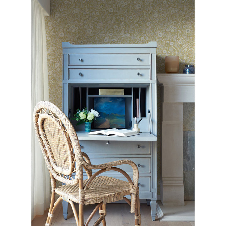 33' L x 20.5" W Wallpaper Roll Lark Manor™ Color: Yellow