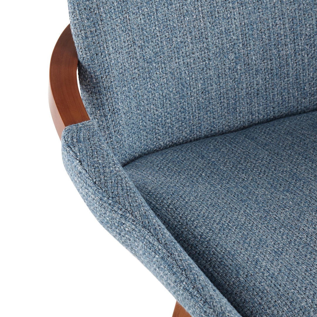 Whitacre Swivel Stool Wade Logan® Upholstery: Blue Noise Tweed, Seat Height: Counter Stool (26" Seat Height)