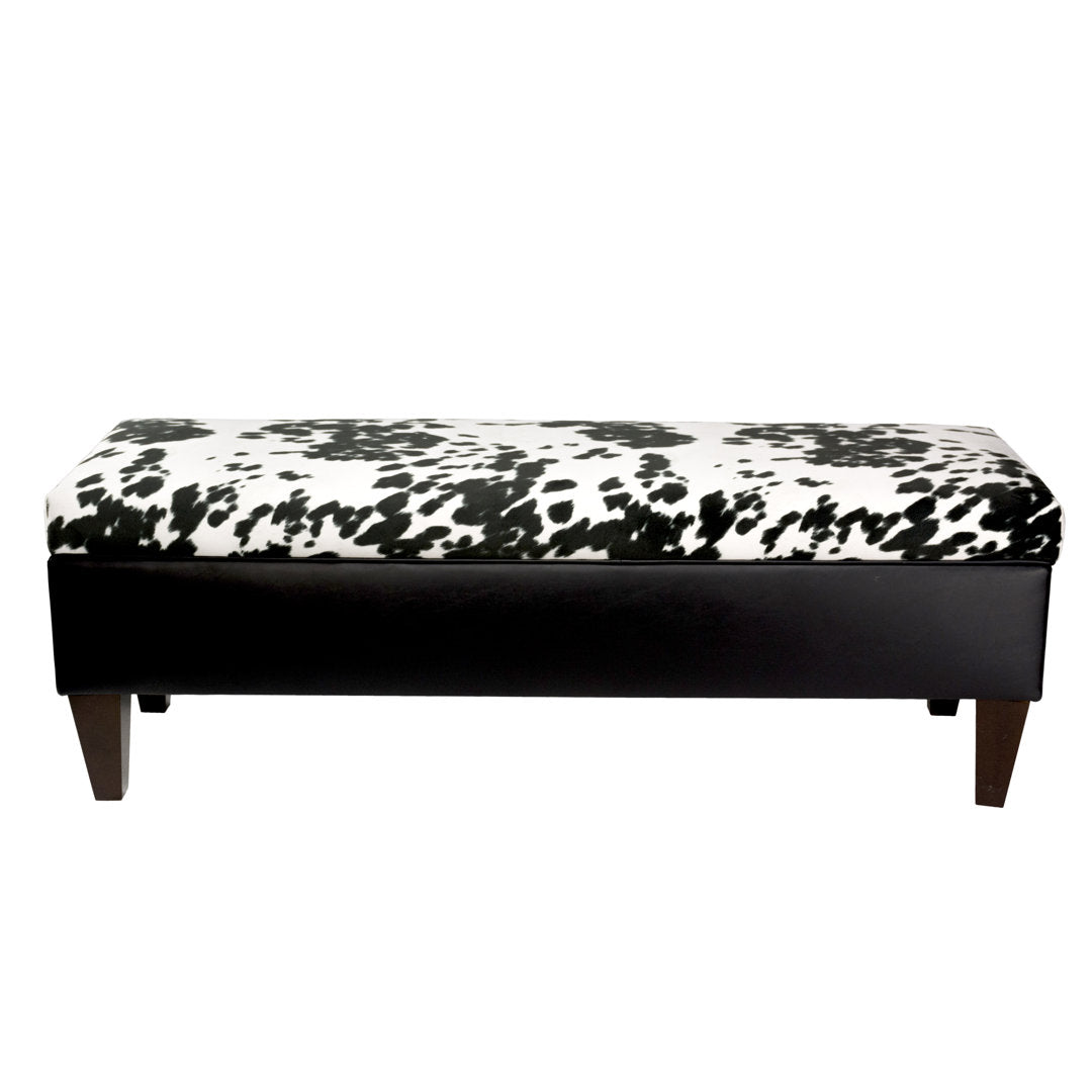 Brooke Upholstered Bench Sole Designs Upholstery Color: Black