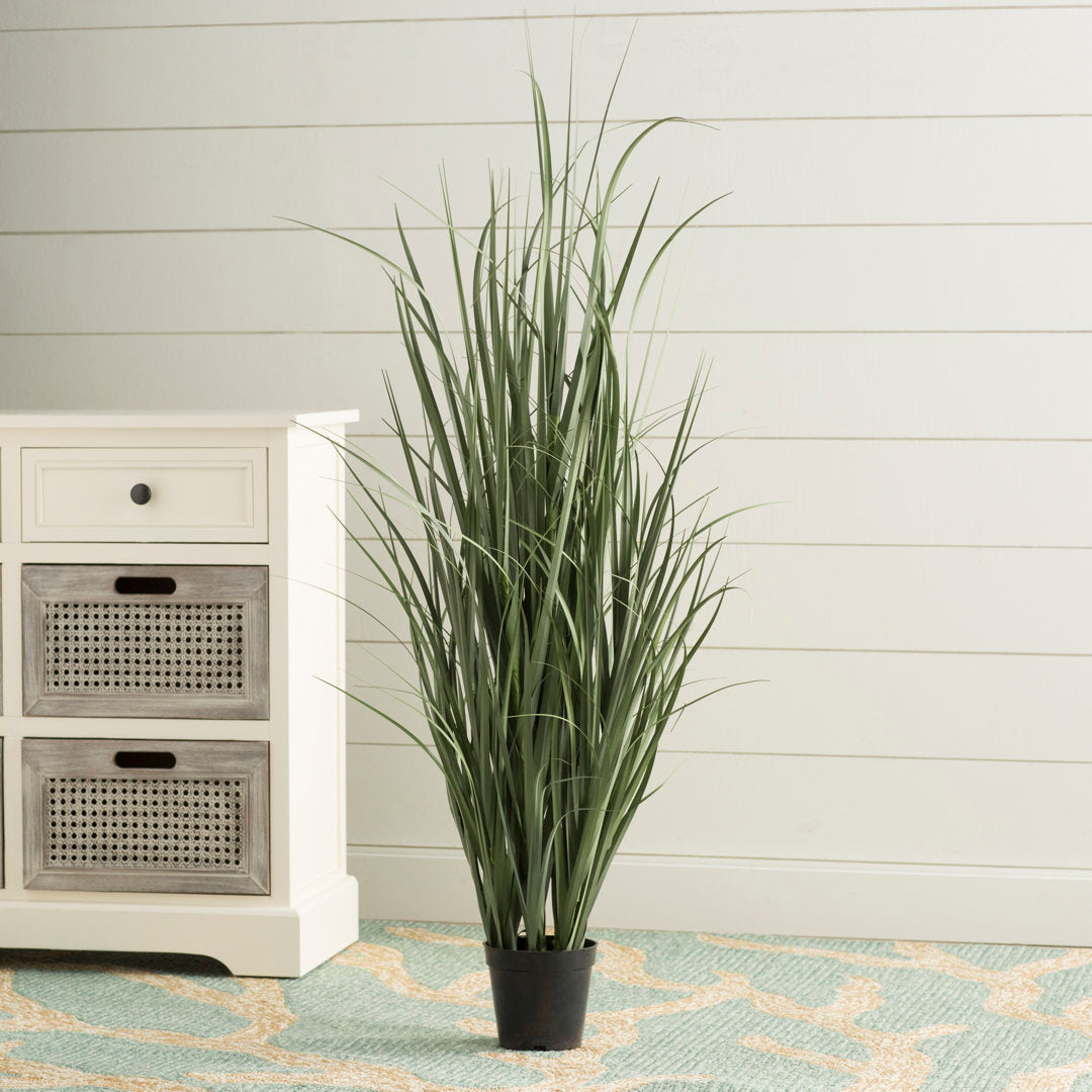 Artificial Green Potted Ryegrass Sand & Stable™ Size: 48" H x 24" W x 24" D